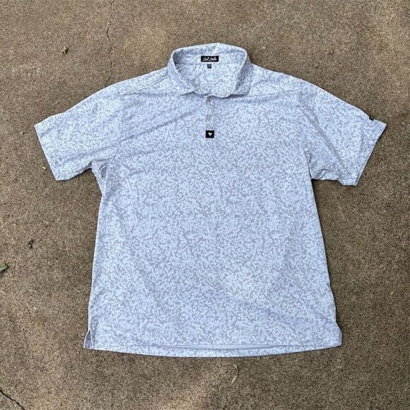 Bad Birdie Men's 2XL Salt Shaker Polo Shirt Multicolor Golf Casual - Picture 1 of 6